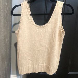 LOFT XS Scoop Neck Sweater Tank